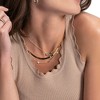 Pompeii3 Diamond Paper Pendant 14k Gold 18" Necklace Lab Created 1/2" Wide - 4 of 4