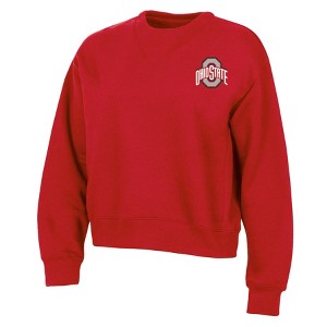NCAA Ohio State Buckeyes Women's Fashion Fleece Sweatshirt - 1 of 3