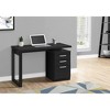 Monarch Specialties Computer Desk Home Office Laptop Left Right Set-Up Storage Drawers 48InchL Work Laminate Black Contemporary Modern - 3 of 4