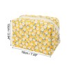 Unique Bargains Women Portable Camellia Flower Makeup Bag 1 Pc - 3 of 3