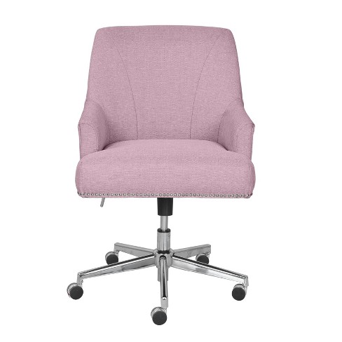 Style Leighton Home Office Chair Fresh Lilac - Serta : Target