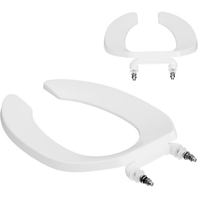Toilet Seat,Sturdy Elongated Toilet Seat-Effortless Installation and Cleaning,Secure Fit for Most Toilets