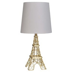 Eiffel Tower Table Lamp Gold (Includes CFL bulb) - Pillowfort , Size: Includes Energy Efficient Light Bulb