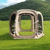 Pop-Up Screen House Tent,Portable Camping Canopy,Instant Screen Tent with Vents Doors,Carry Bag for Patio Backyard Deck & Outdoor Activities - 2 of 4