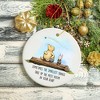 Pooh Bear’s Heartwarming Quote Ornament, Sentimental Appreciation Ceramic Tree Decoration| OrnamentallyYou - 4 of 4