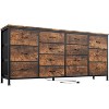 Homhougo TV Stand for TVs up to 75" Brown - 3 of 4
