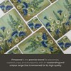 Pimpernel Fleur Des Champs Placemats - Set of 4 Rectangular Cork Backed Table Mats with Wildflower Meadow Design - Heat & Stain Resistant - 4 of 4