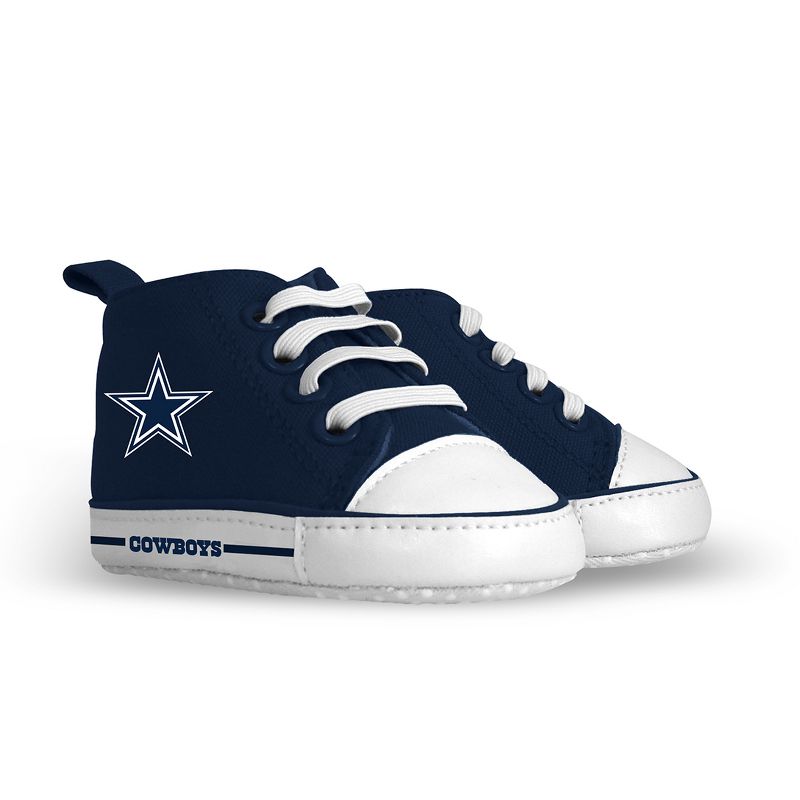 Baby Fanatic Pre-Walkers High-Top Unisex Baby Shoes -  NFL Dallas Cowboys, 1 of 6