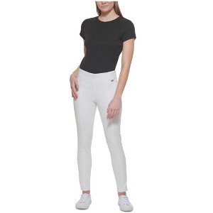 Calvin Klein Womens Pull On Stretch Casual Trouser Pants - 1 of 1