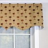 RLF Home Modern Design Classic Curacao Regal Style Window Valance 50" x 17" Light Oak - 3 of 4