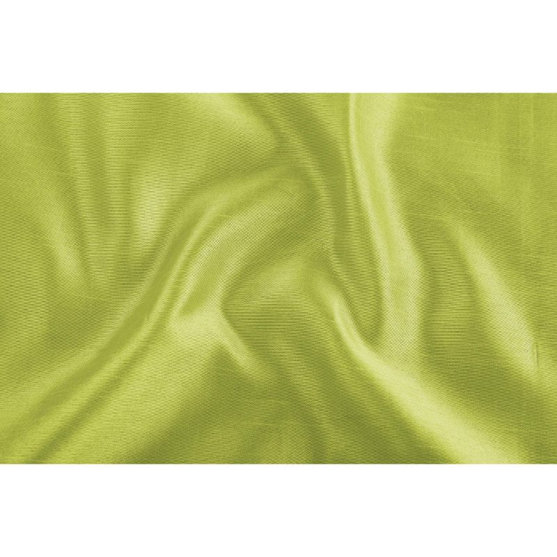 Kate Aurora Artisan Lightweight Transparent Faux Silk Sheer Grommet Single Curtain Panel, 3 of 7