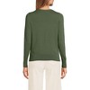 Lands' End Women's Fine Gauge Cotton Cardigan Sweater - 2 of 3