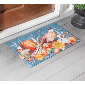 Harvest Pheasant Embossed Floor Mat - 1 of 2