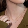 Bearfruit Jewelry Sterling Silver 18k Gold Plated Rosalie Cultured Pearl Necklace - 3 of 4