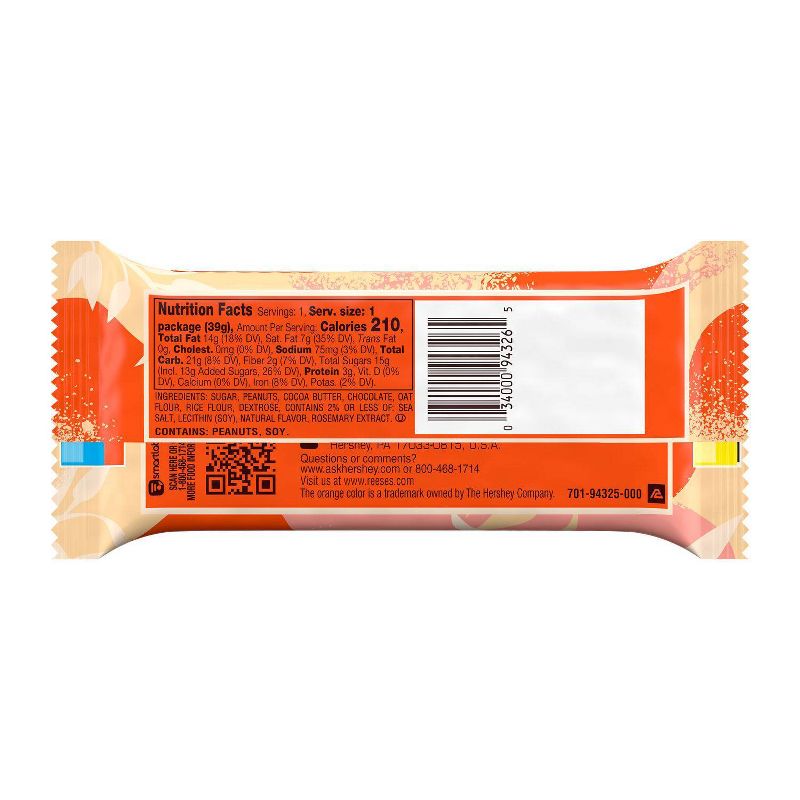 Reese&#39;s Plant Based Oat Chocolate Candy &#38; Peanut Butter Cup Bar - 1.4oz, 2 of 8