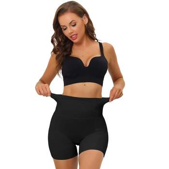 Unique Bargains Women Shapewear Tummy Control Full Bust Bodysuit Butt  Lifter Thigh Slimmer With Zipper Black Size M : Target