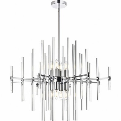 Elegant Lighting Sienna 8 - Light Pendant in  Chrome