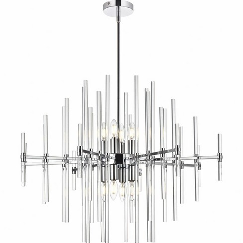 Elegant Lighting Sienna 8 - Light Pendant in  Chrome - image 1 of 4