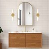 Lirago Bathroom Vanities Surface-mounted/Recessed Arch Bathroom Medicine Cabinet with Mirror with Adjustable Shelf 36*24 Gold - 3 of 4