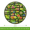 Kids Playmat City Traffic Road Area Rug Mat Educational City Life Carpet for Bedroom Playroom Classroom - 2 of 4