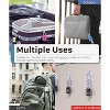 Fosmon 4 Pack TSA Approved Luggage Locks, Combination Padlock with Open Alert, Combo TSA Locks for Luggage, Suitcase - Black, Blue, Pink, Silver - 2 of 4