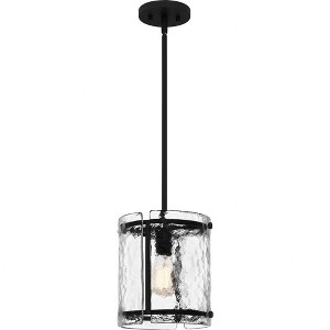 Quoizel Lighting Fortress 1 - Light Pendant in  Earth Black - 1 of 4