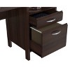 Inval 47" Computer Desk Espresso: MDF Composite, Laminate Surface, Open Storage Shelf - 3 of 4