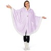 PAVILIA Angel Wrap Hooded Blanket for Women Adult, Wearable Cozy Wrap Throw Fleece Shawl Cape - 2 of 4