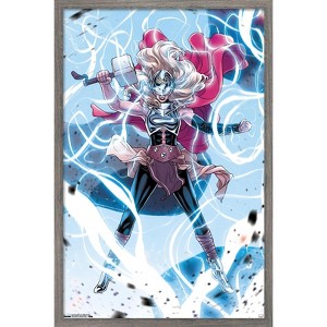 Trends International Marvel Comics - Thor - Mighty Thor #704 Framed Wall Poster Prints - 1 of 4