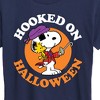 Women's - Peanuts - Hooked On Halloween Short Sleeve Graphic T-Shirt - 2 of 4