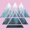 Girl's Design By Humans Misty Forest Sacred Geometry By Maryedenoa T-Shirt - 2 of 3
