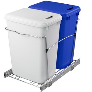 Rev-A-Shelf RV-18KD Series 35-Quart Kitchen Cabinet Pullout Waste Container - 1 of 4