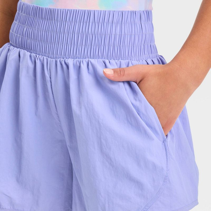 Girls&#39; High-Rise Shorts - All In Motion™, 4 of 5