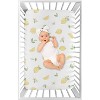 Sweet Jojo Designs Girl Baby Fitted Mini Crib Sheet Lemon Yellow Green and Beige - 3 of 4