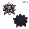 Unique Bargains Sparkling Elegant Crystal Star Beaded Patches for Clothing Sewing 10 Pcs - 3 of 4
