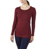 Modern Eternity - Charlotte Long Sleeves Round Neck Nursing Top - 4 of 4