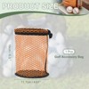 Unique Bargains Nylon Mesh Drawstring Golf Ball Storage Bag - 2 of 4