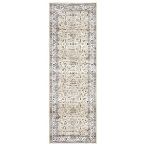 COZONY Washable Vintage Oriental Area Rug, Low Pile Non-Shedding Soft Carpet for Bedroom Living Room Dining Room - 1 of 4