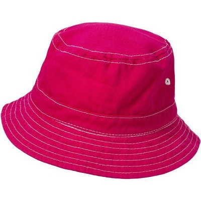 City Threads 100% Cotton Twill UPF 50+ Wharf Bucket Hat for Boys and Girls