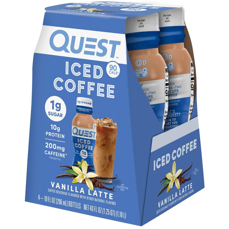 Quest Nutrition Iced Coffee - Vanilla - 4pk, 4 of 7