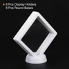 Unique Bargains 3D Floating Waterproof Display Case with Stand Bases 8 Pcs - 3 of 4