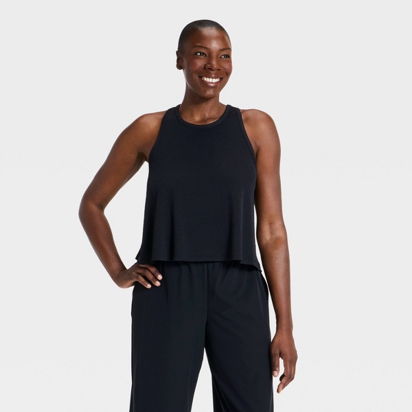 Top de Running Cropped para Mujer con Espalda de Malla - All In Motion™ 4