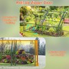 iMountek"Portable Mini Greenhouse with Roll-Up Zipper Doors, Waterproof UV-Resistant PVC Cover for Garden"Clear - 2 of 4