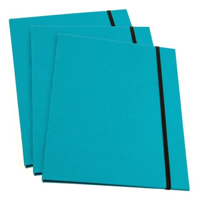 Paul 3pk Letter Size Classification Folders Turquoise - Bigso Box of Sweden