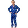 The Polar Express Multiple Sizes Christmas Sleep Collared Button Down Long-Sleeve Pajama Set - 2 of 4