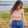 Lands' End Women's Cotton Rib T-shirt - 4 of 4