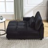 TinyHomie Sleeper Sofa Couch Bed, Oversized Chaise Lounge Chair Cozy Cloud Couch - 3 of 4