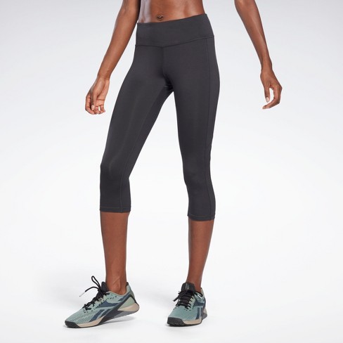 Reebok Workout Ready Mesh Capri Tights Womens Athletic Leggings Xx Large  Night Black : Target