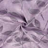 Modern Bohemian Leaves Room Darkening Semi-Blackout Curtains, Set of 2 by Blue Nile Mills - 3 of 4