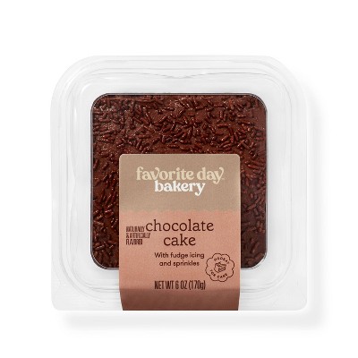 Chocolate Cake Slice - 6oz - Favorite Day™